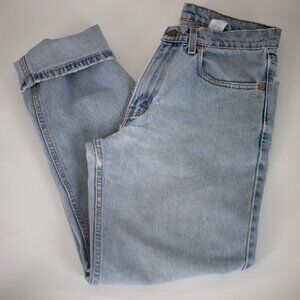 Vintage Light Wash Relaxed Fit Tapered Jeans | 32x32 | Made in USA | Levi's 550